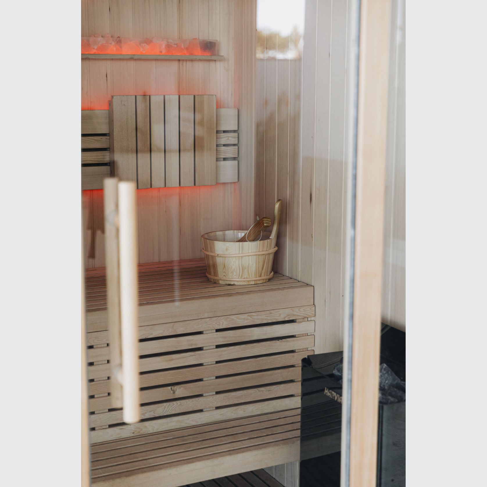 Kiva Reset™ 3 Person Traditional Double Tier Sauna gallery detail image