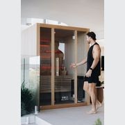 Kiva Reset™ 3 Person Traditional Double Tier Sauna gallery detail image