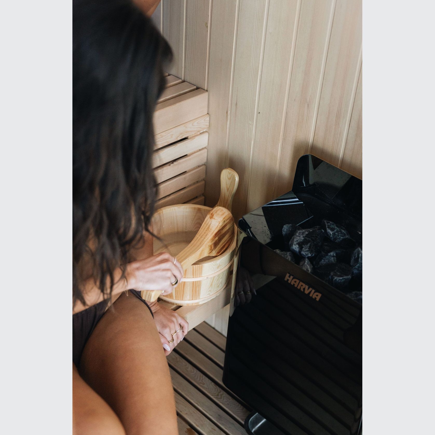 Kiva Reset™ 3 Person Traditional Double Tier Sauna gallery detail image
