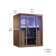 Radiance 3 Person Full Spectrum Infrared Sauna gallery detail image