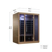 Rise Far-Infrared Sauna 3 Person gallery detail image