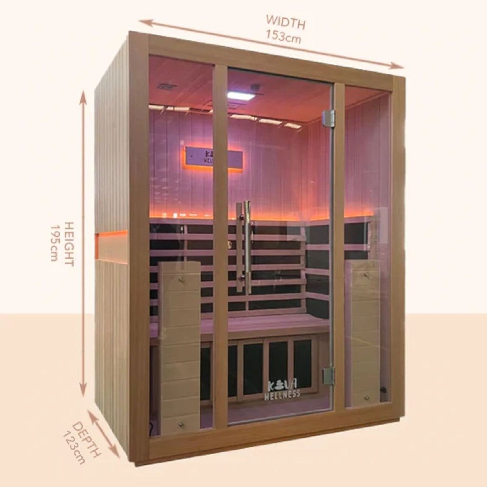Radiance 3 Person Full Spectrum Infrared Sauna gallery detail image
