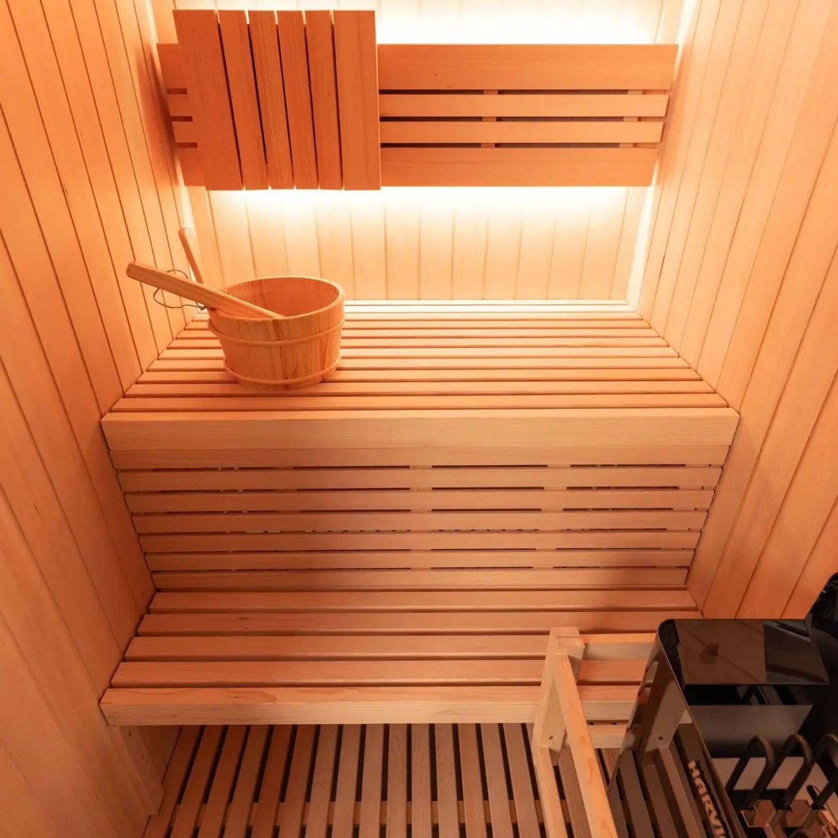 ‍Kiva Reset™ 2 Person Traditional Double Tier Sauna gallery detail image