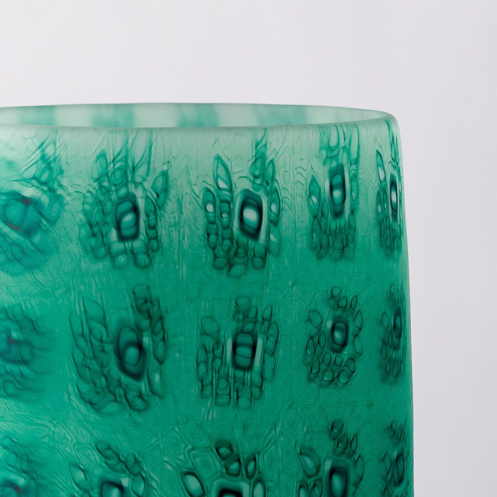 Cellular Vase | Green Murrine gallery detail image