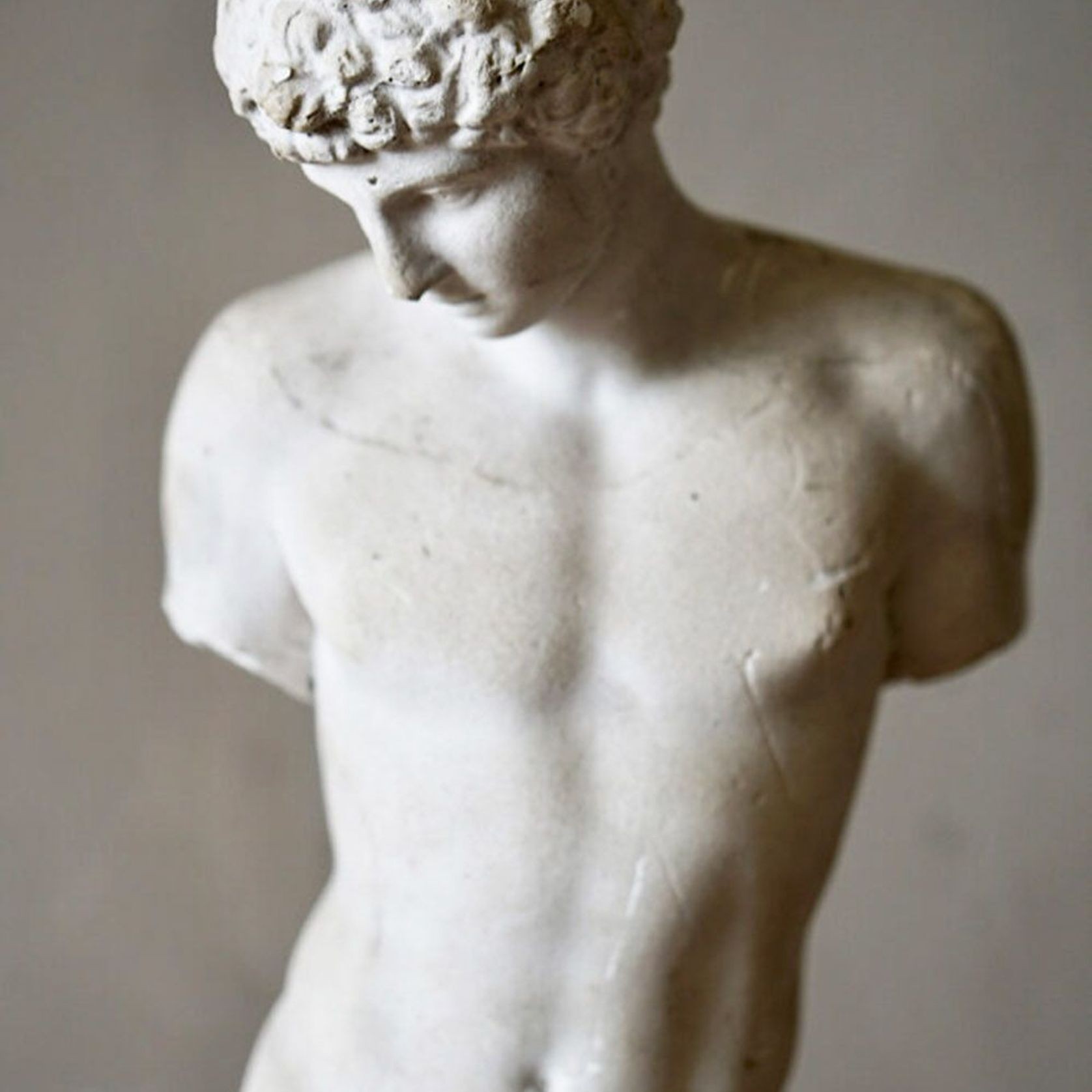 French Plaster Roman Statue of Antinus gallery detail image