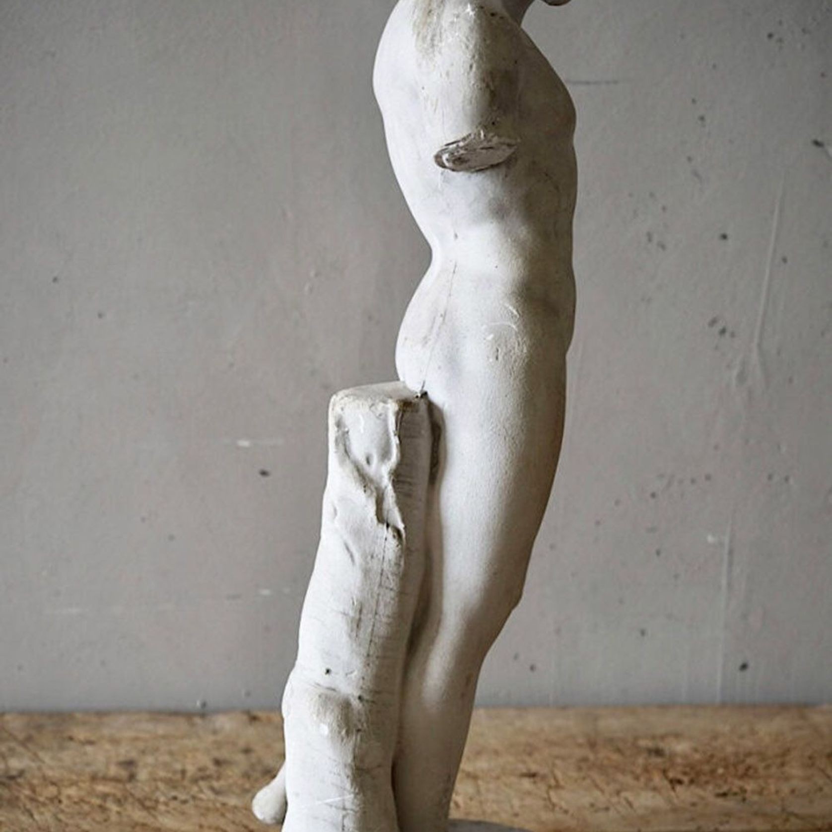 French Plaster Roman Statue of Antinus gallery detail image