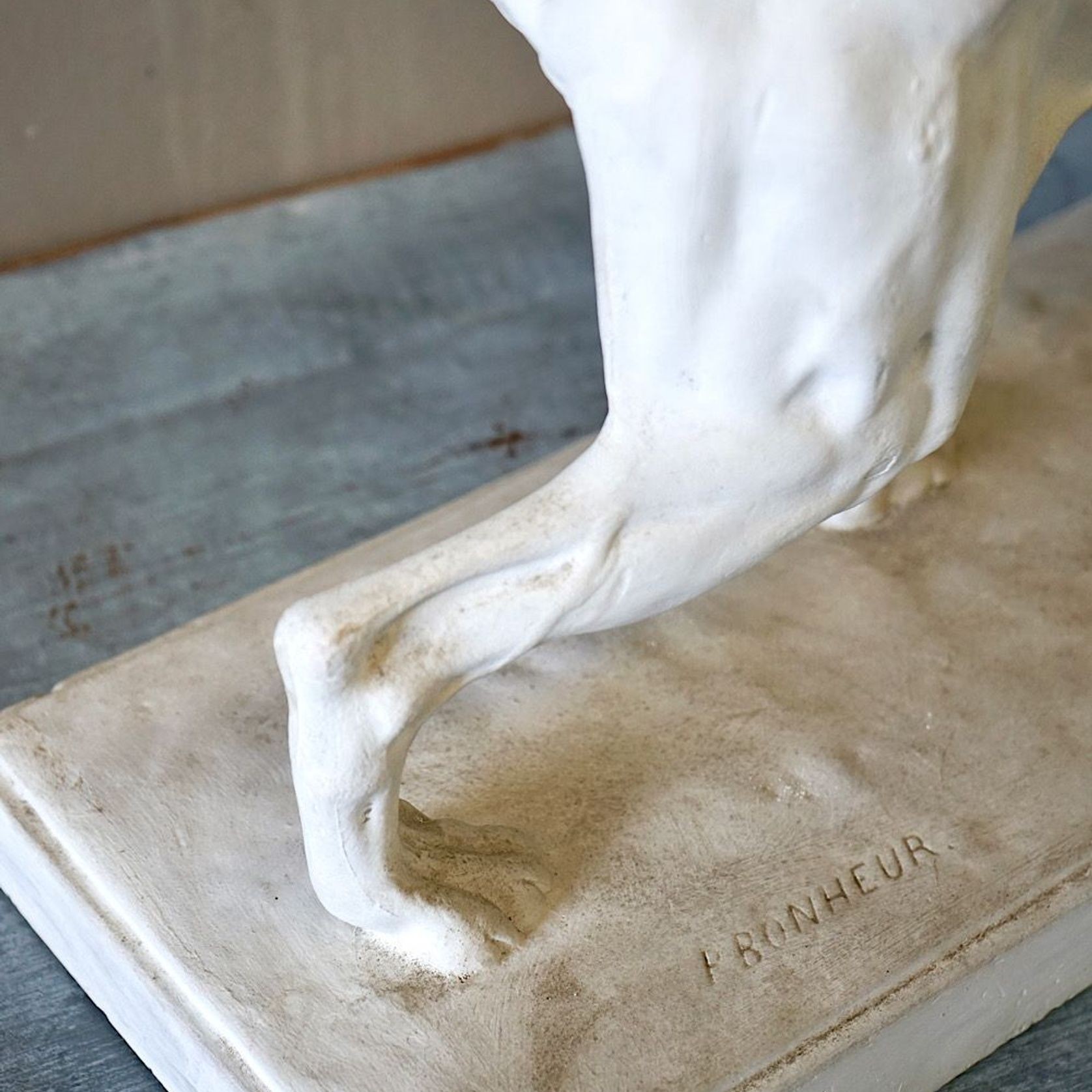 Antique French Dog Statue gallery detail image
