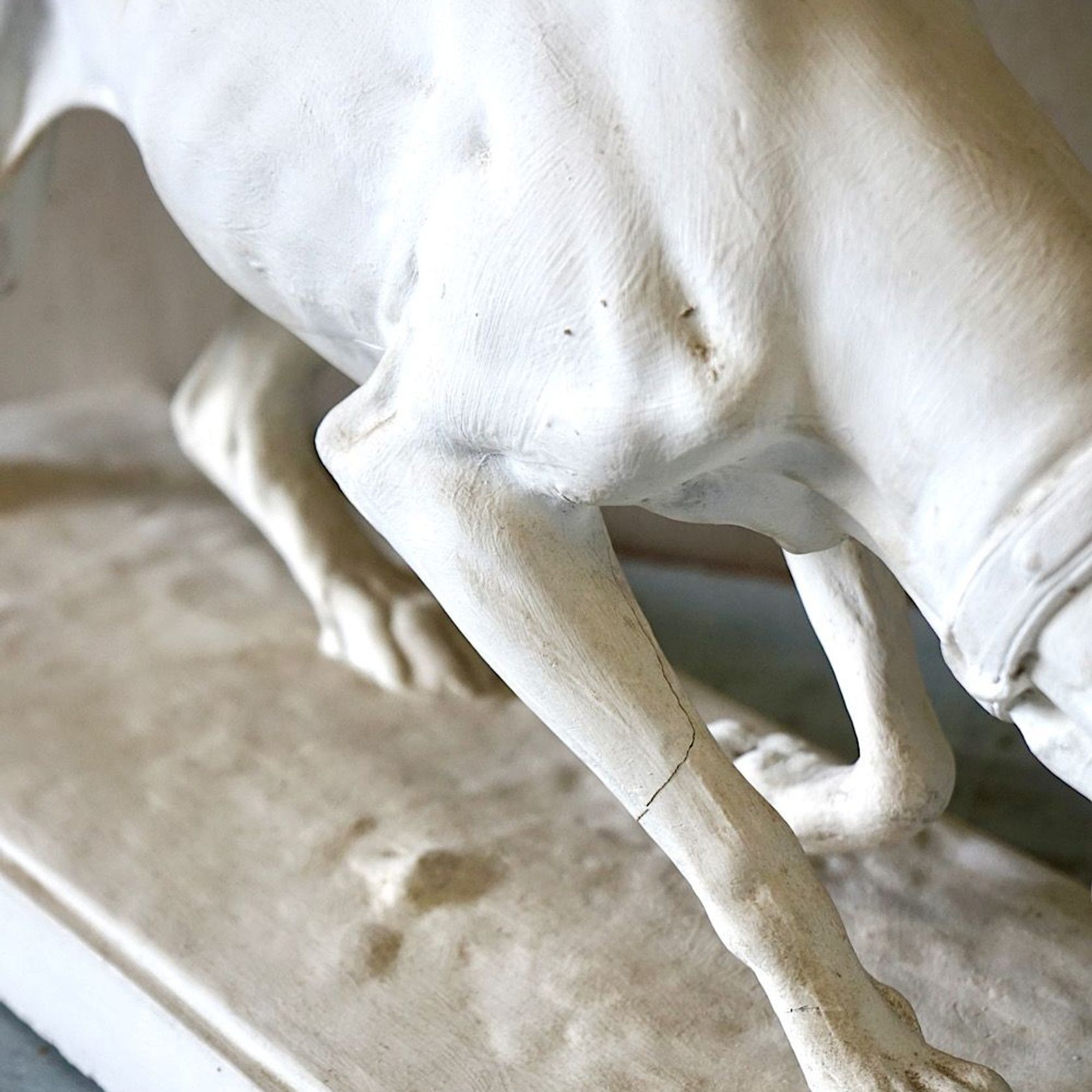 Antique French Dog Statue gallery detail image