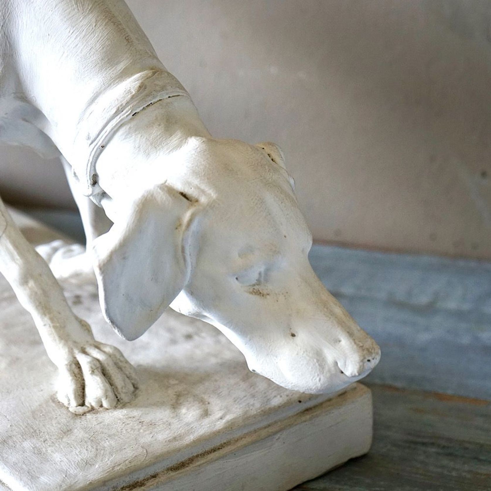 Antique French Dog Statue gallery detail image