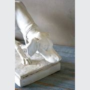 Antique French Dog Statue gallery detail image