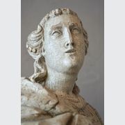 Antique French Carved Statue of a Saint gallery detail image