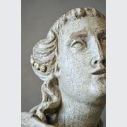 Antique French Carved Statue of a Saint gallery detail image