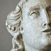 Antique French Carved Statue of a Saint gallery detail image
