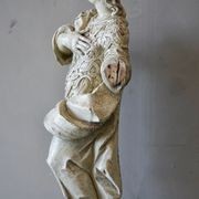 Antique French Carved Statue of a Saint gallery detail image