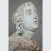 Antique French Carved Statue of a Saint gallery detail image