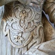 Antique French Carved Statue of a Saint gallery detail image