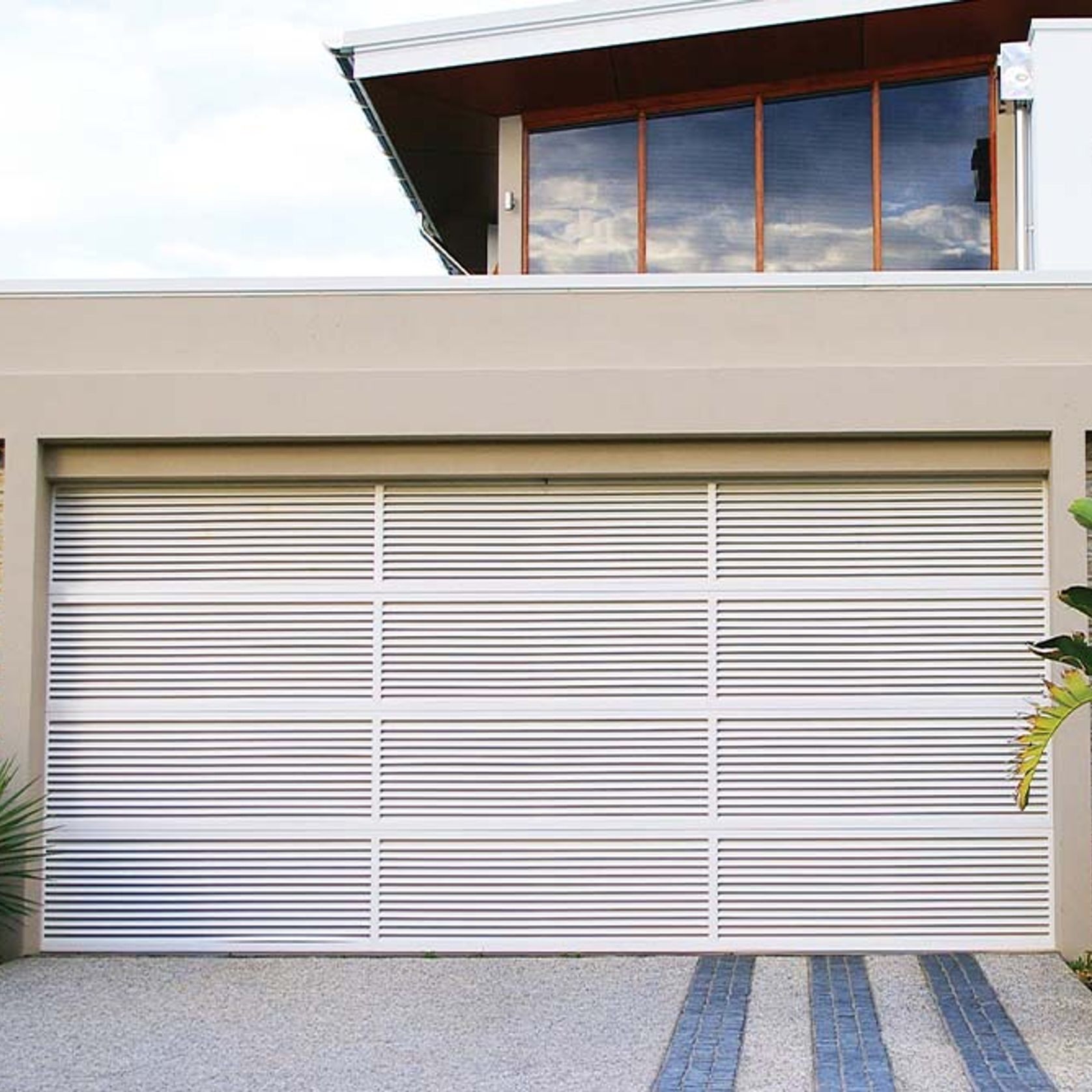 Aluminium Louvre Garage Doors | Specialty Doors gallery detail image