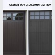 Aluminium Craftsman Garage Door with Colonial Windows gallery detail image