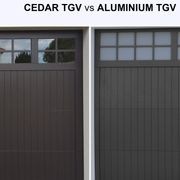 Aluminium Craftsman Garage Door with Colonial Windows gallery detail image