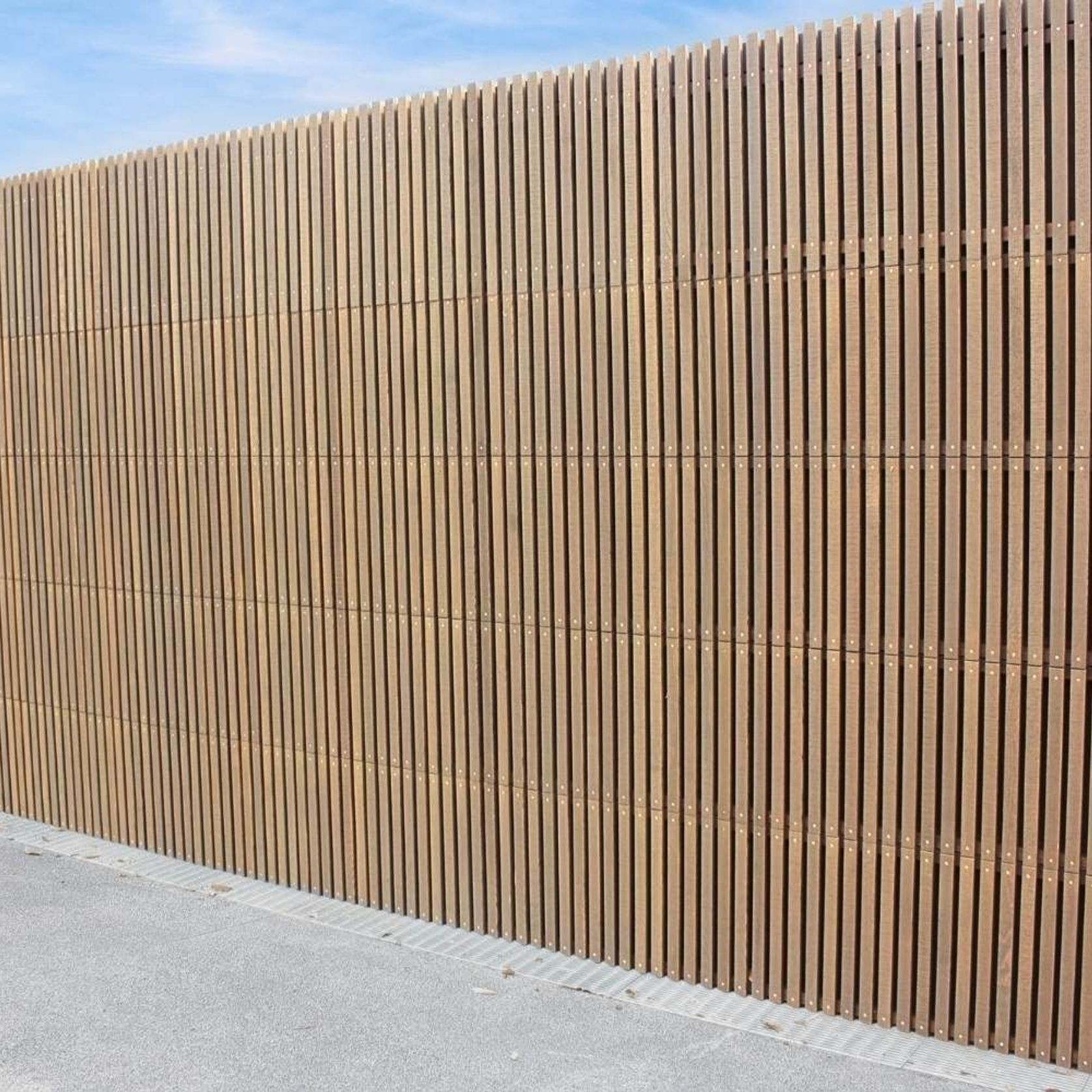 Custom Batten Cedar Flushmount Garage Door gallery detail image