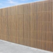 Custom Batten Cedar Flushmount Garage Door gallery detail image