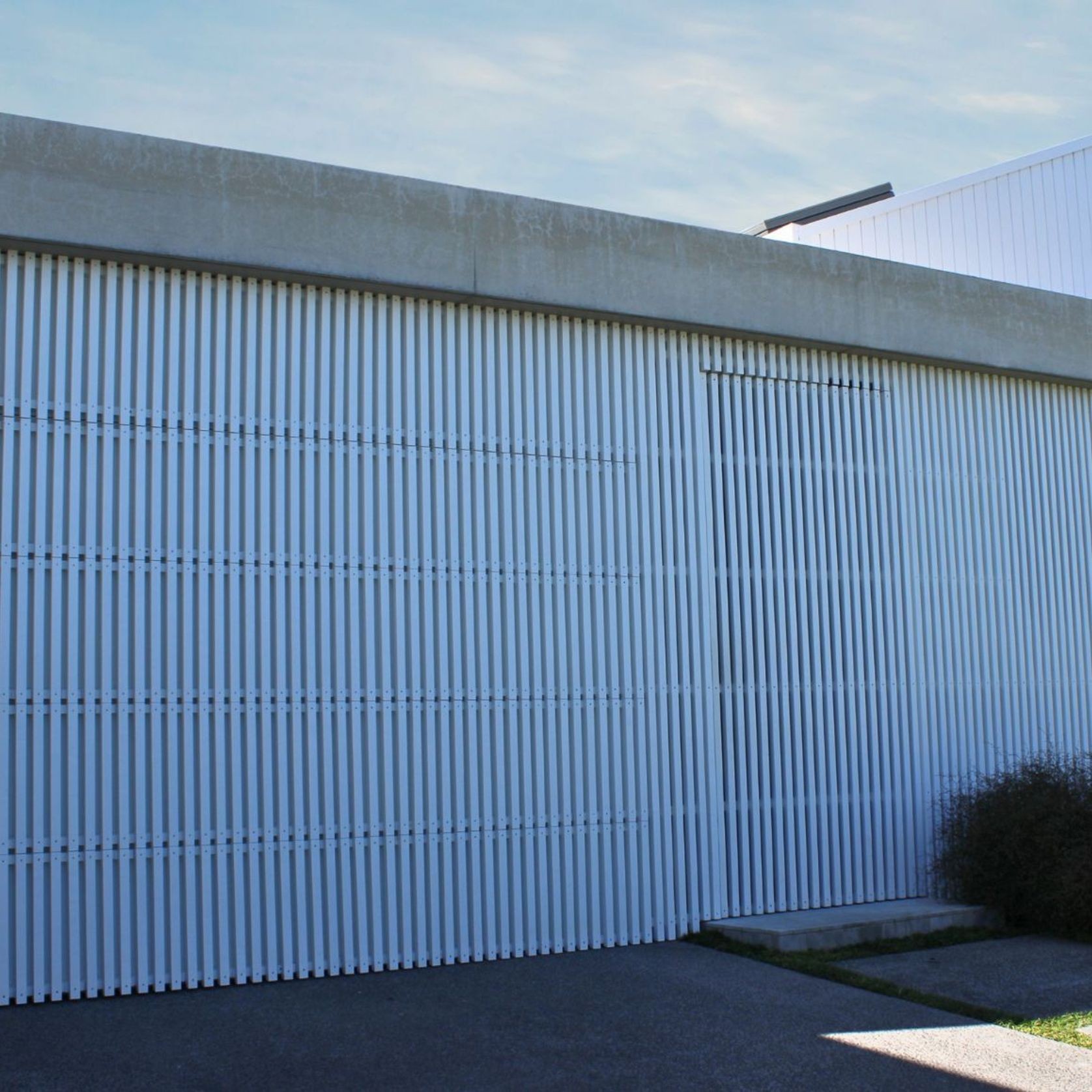 Custom Batten Cedar Flushmount Garage Door gallery detail image
