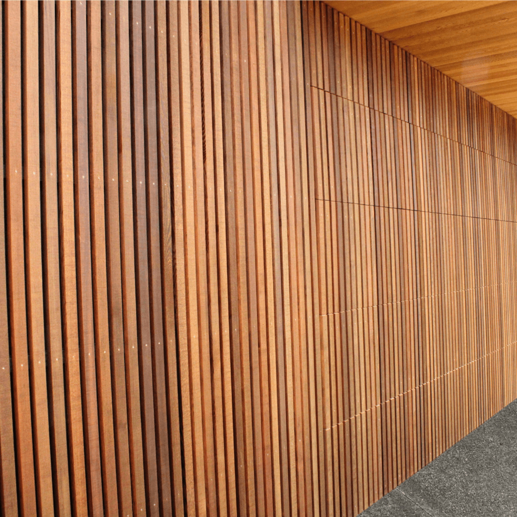 Custom Batten Cedar Flushmount Garage Door gallery detail image