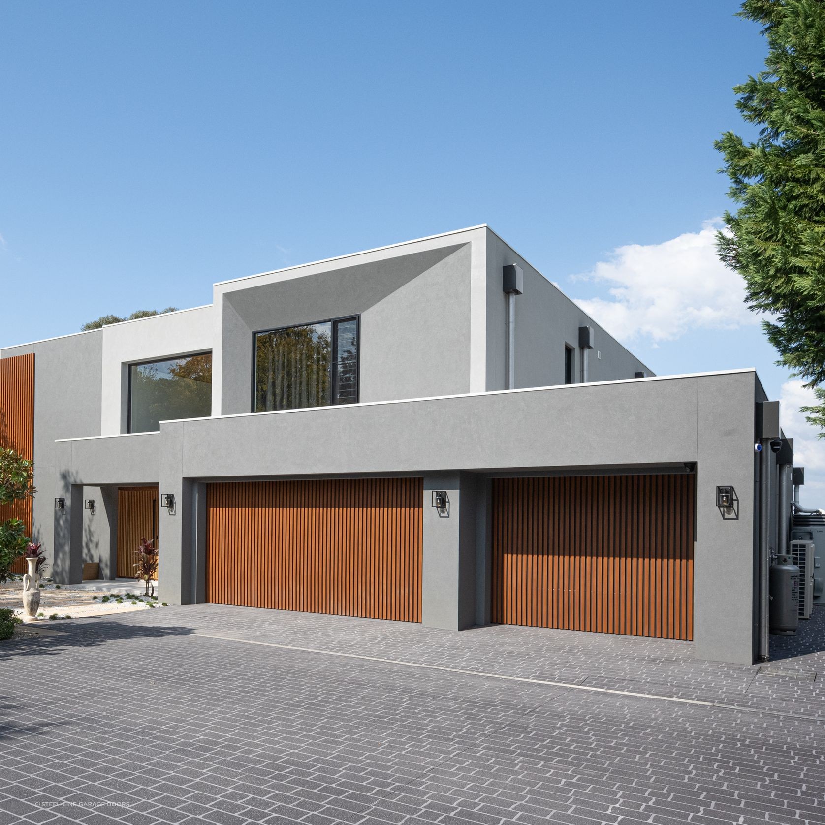 Batten Sectional Garage Door gallery detail image