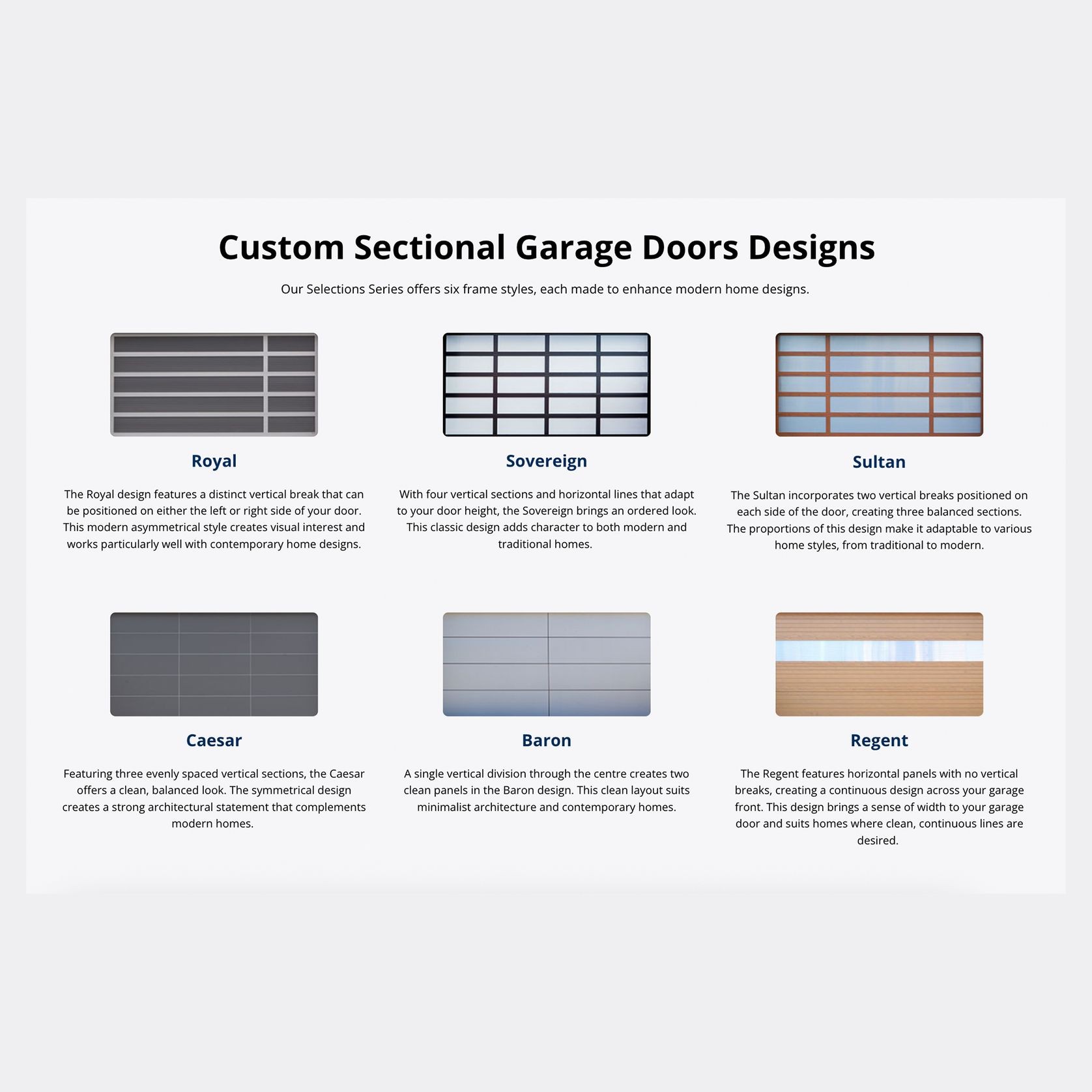 Speciality Garage Doors | Selections Doors gallery detail image
