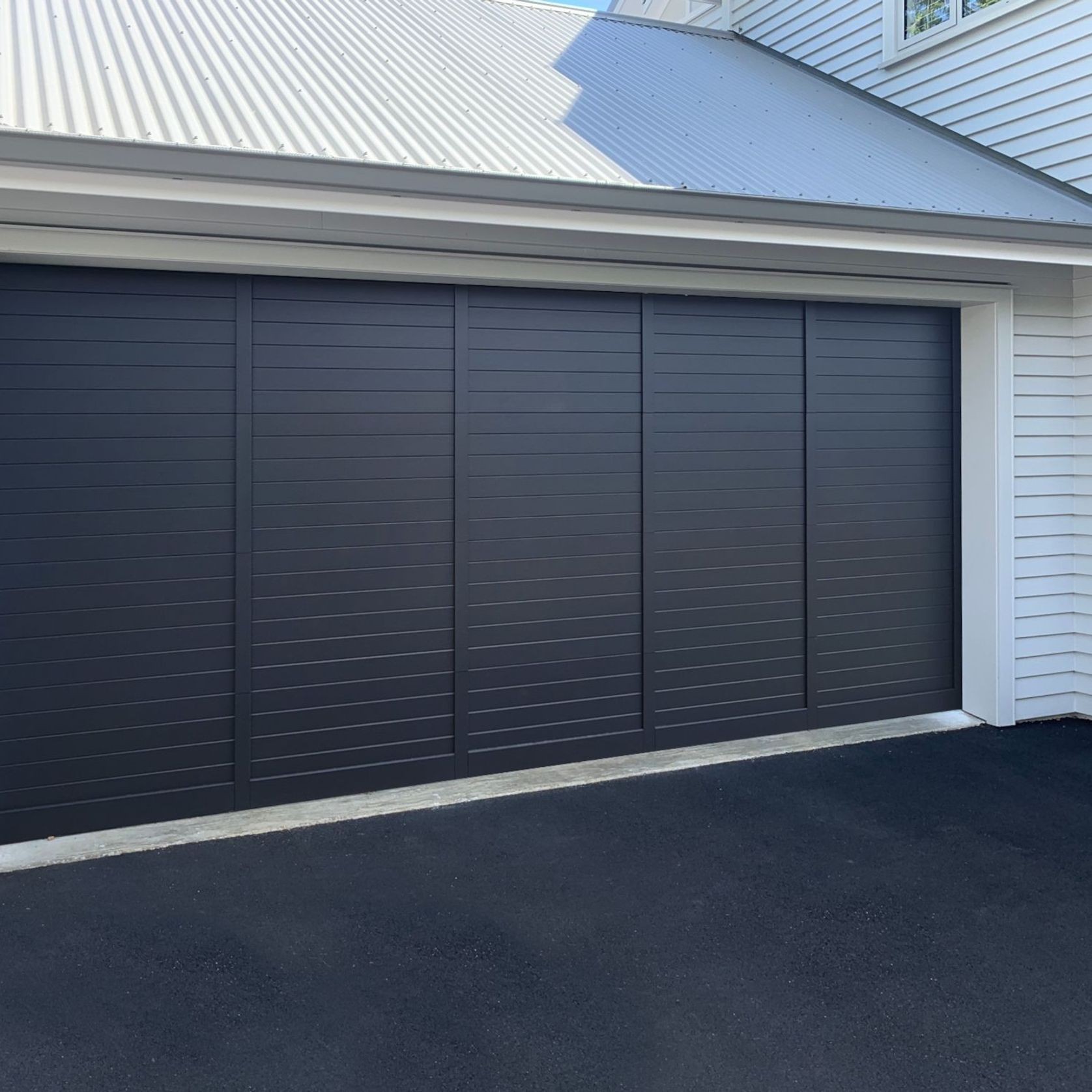 Custom Batten Aluminium Garage Door gallery detail image