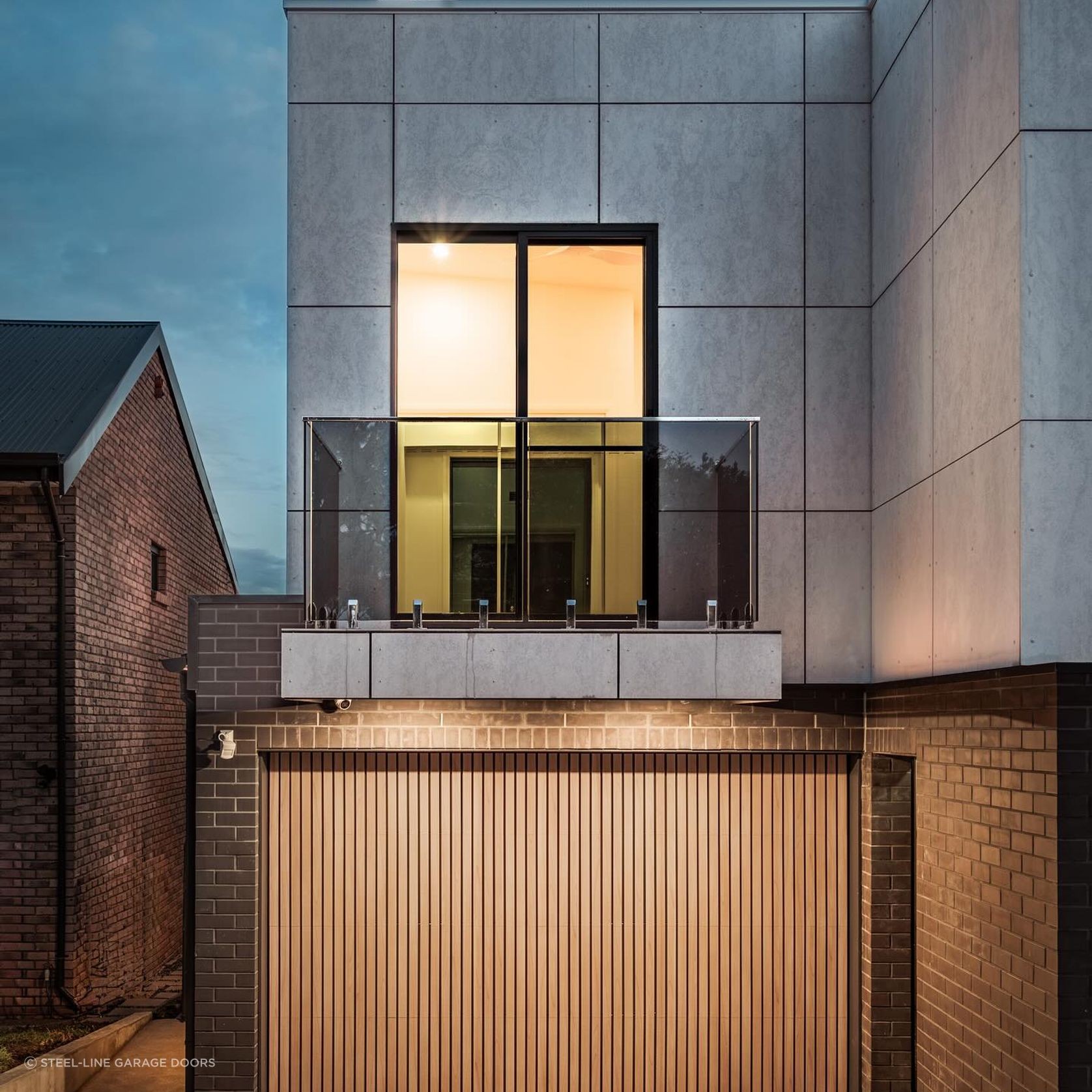 Batten Sectional Garage Door gallery detail image