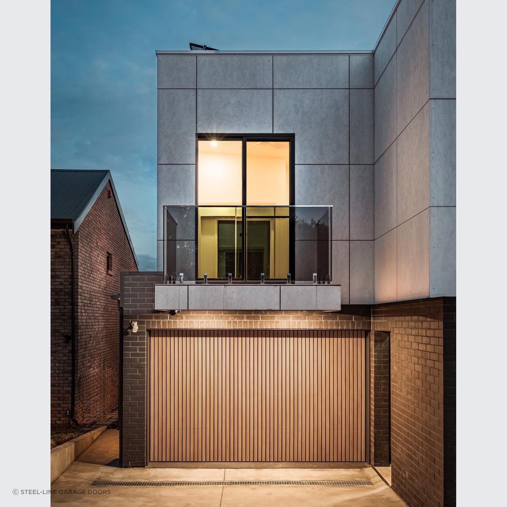 Batten Sectional Garage Door gallery detail image