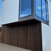 Custom Batten Cedar Flushmount Garage Door gallery detail image