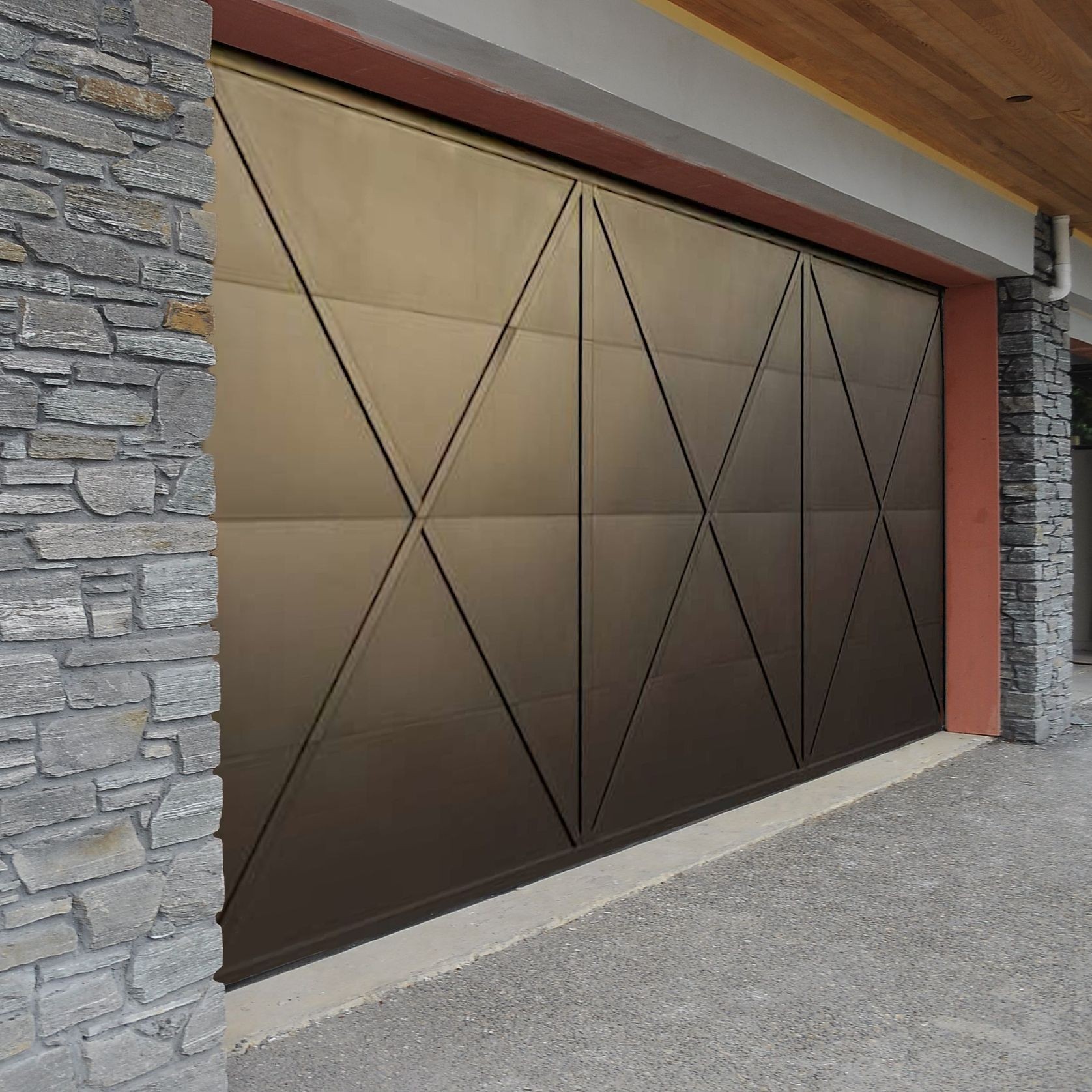 Aluminium Board & Batten Garage Door gallery detail image