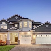 Aluminium Craftsman Garage Door with Colonial Windows gallery detail image