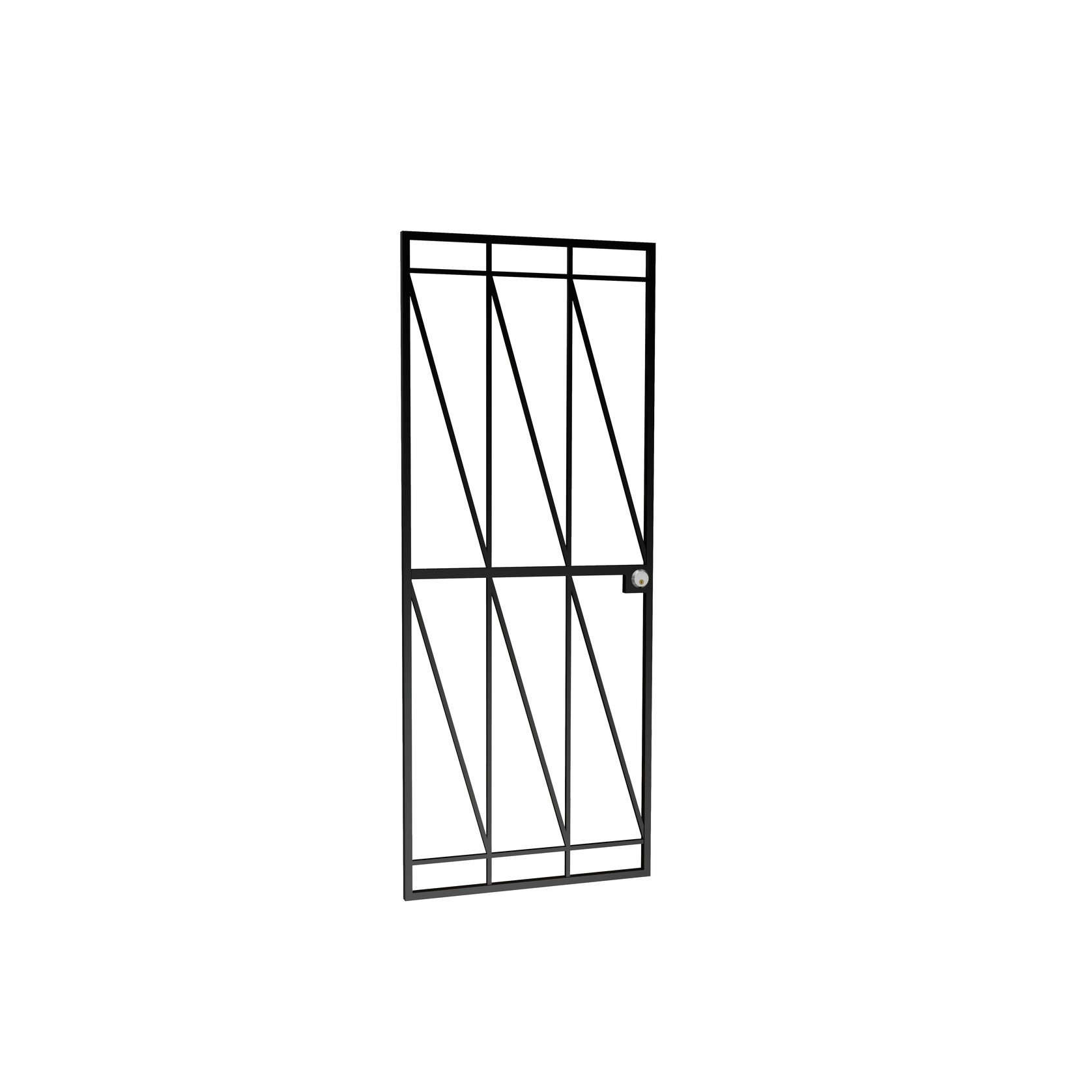 Zigzag Alt Security Door gallery detail image