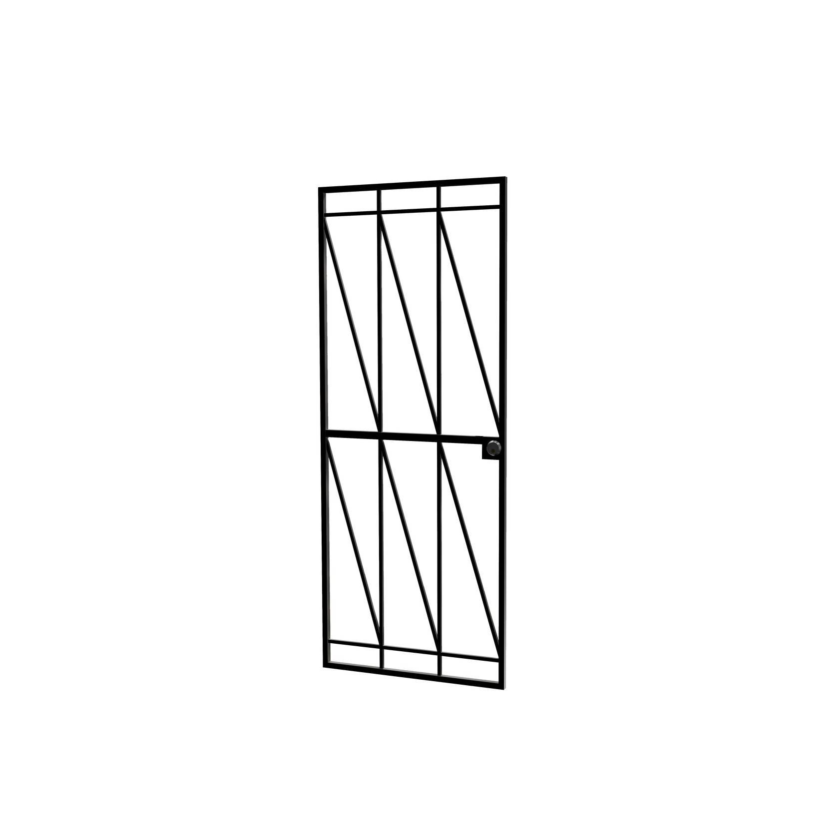 Zigzag Alt Security Door gallery detail image
