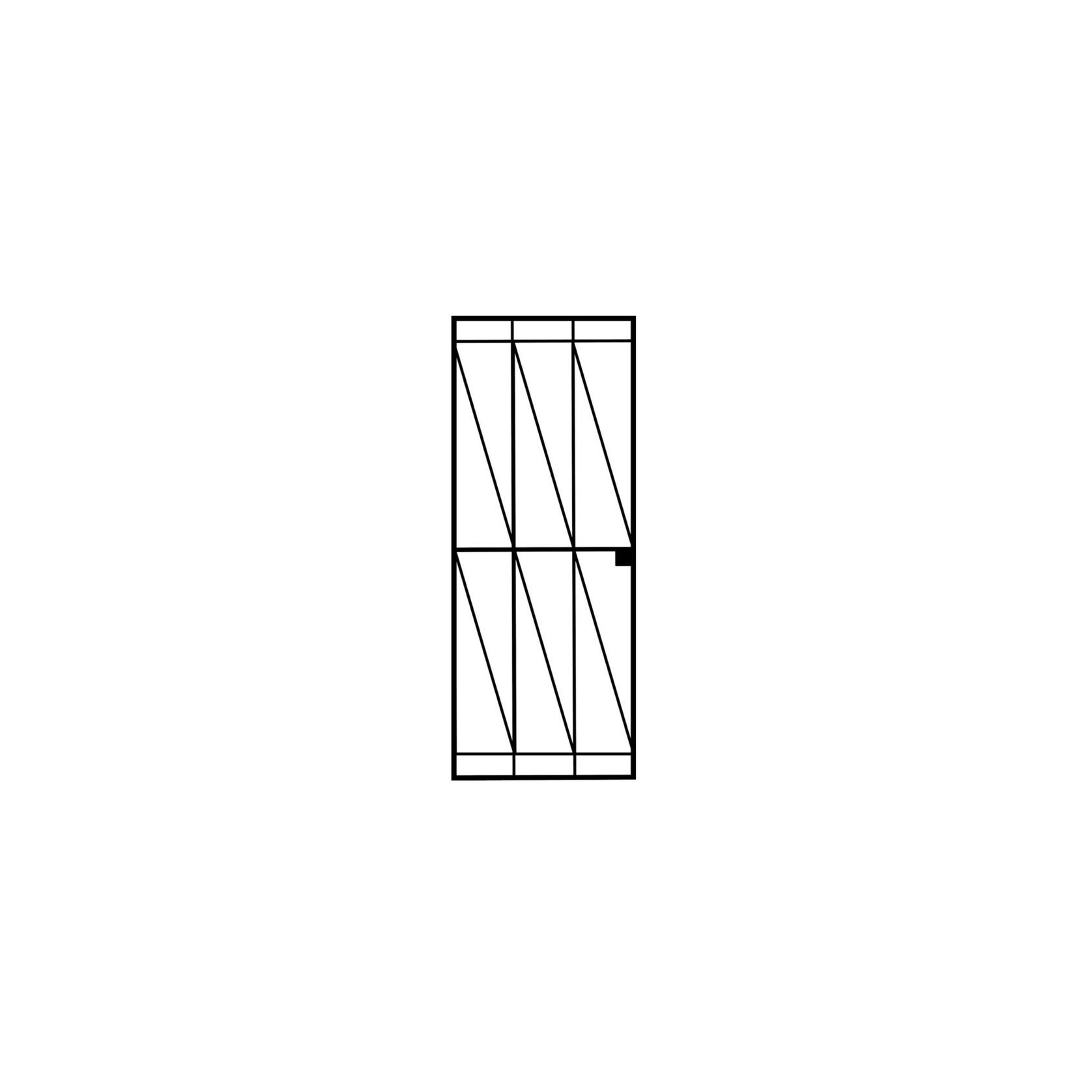 Zigzag Alt Security Door gallery detail image