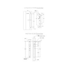 FSH Drop Bolt (V Lock) Square Edge Fire Rated VE1260S gallery detail image