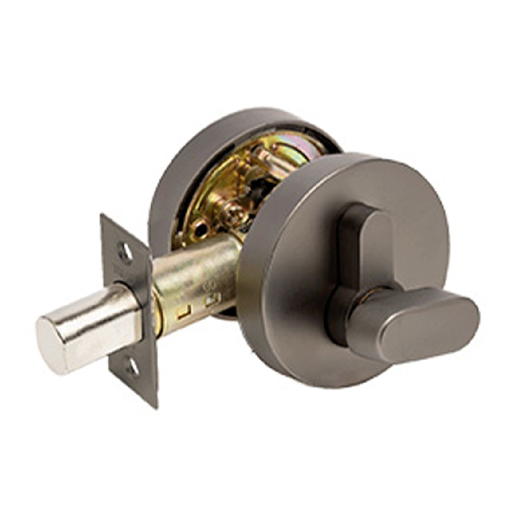Zanda Triad Round Slimline Single Deadbolt Key/Turn gallery detail image