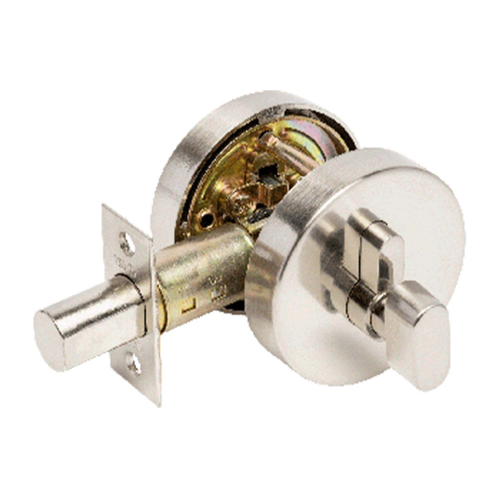 Zanda Triad Round Slimline Single Deadbolt Key/Turn gallery detail image