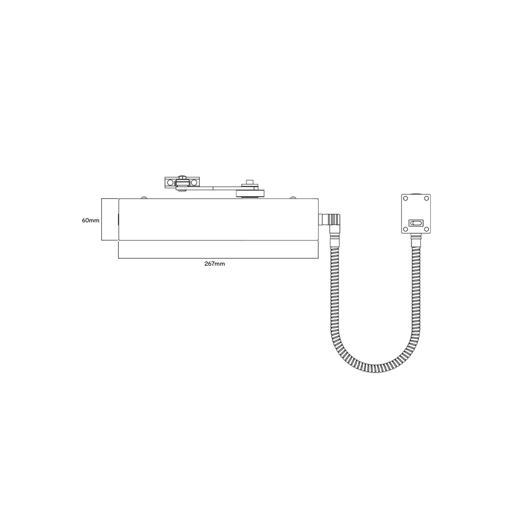 Lockwood Exidor 9880 Guardian E-Mag Free Swing Closer gallery detail image