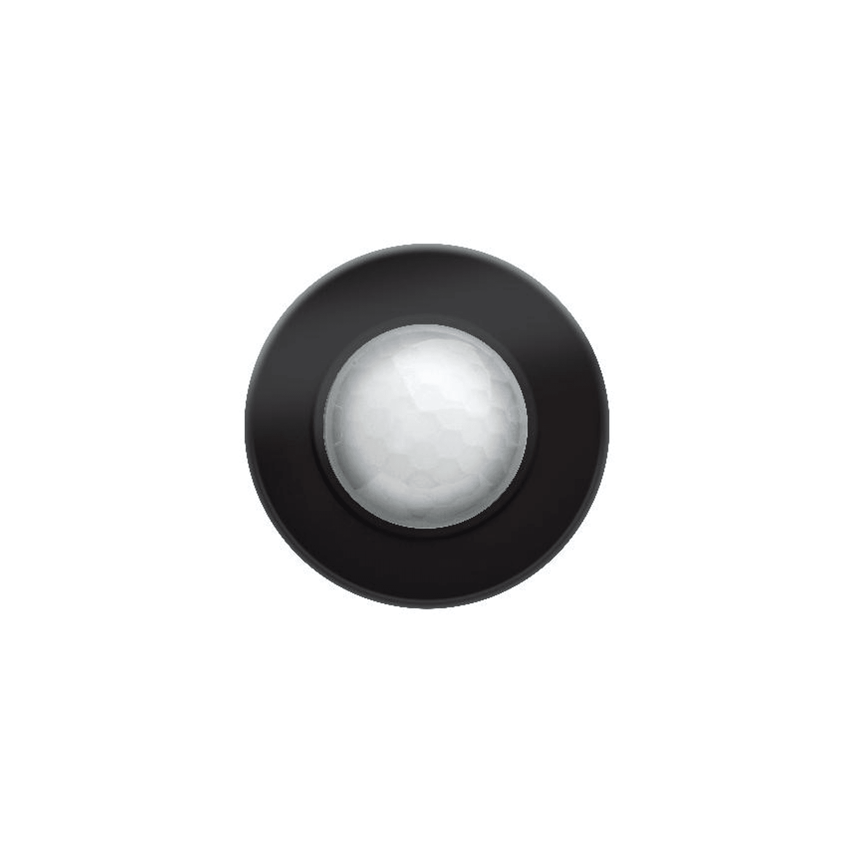 HPM PIR 360° 6m Recessed Auto Movement Sensor Black gallery detail image