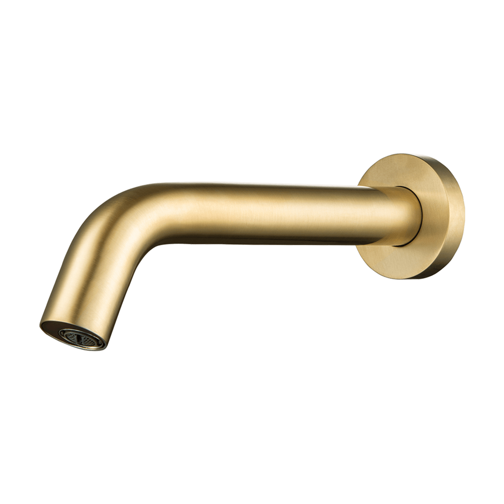 Luxe Wall Mounted Automatic Sensor Tap Brushed Gold gallery detail image