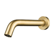 Luxe Wall Mounted Automatic Sensor Tap Brushed Gold gallery detail image