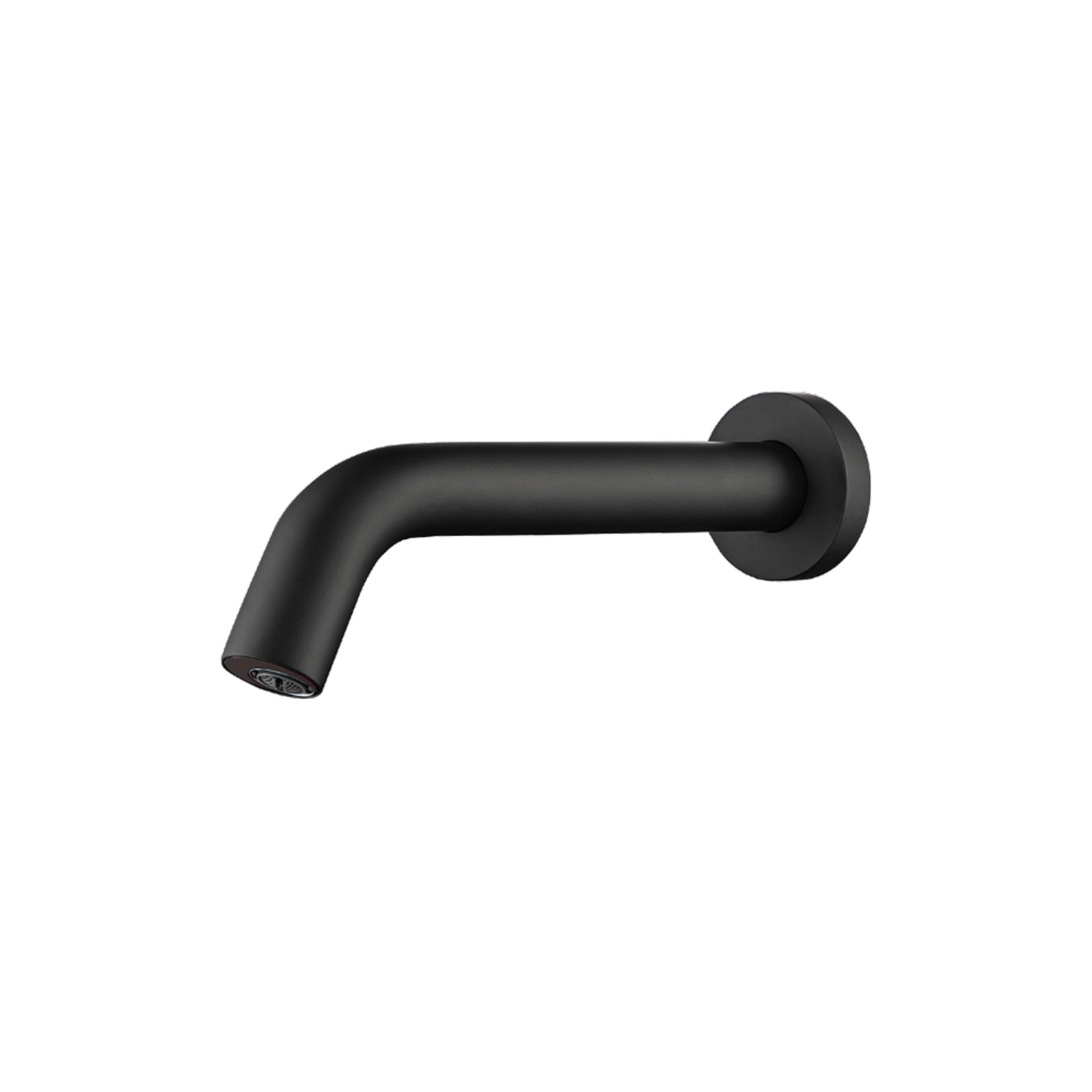Luxe Wall Mounted Automatic Sensor Tap Satin Black gallery detail image