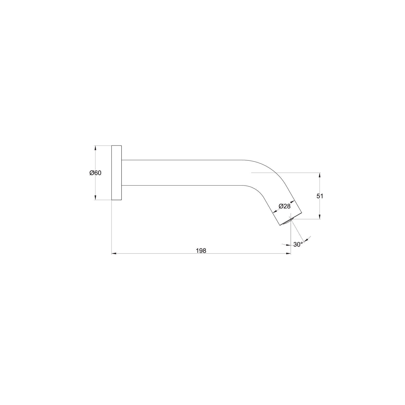 Luxe Wall Mounted Automatic Sensor Tap Gun Metal gallery detail image