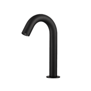 Luxe Deck Mounted Automatic Sensor Tap Satin Black gallery detail image