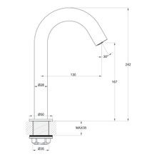 Luxe Deck Mounted Automatic Sensor Tap Gun Metal gallery detail image