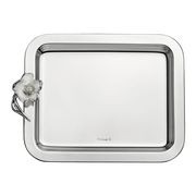Anémone Silverplated Rect Tray Small gallery detail image